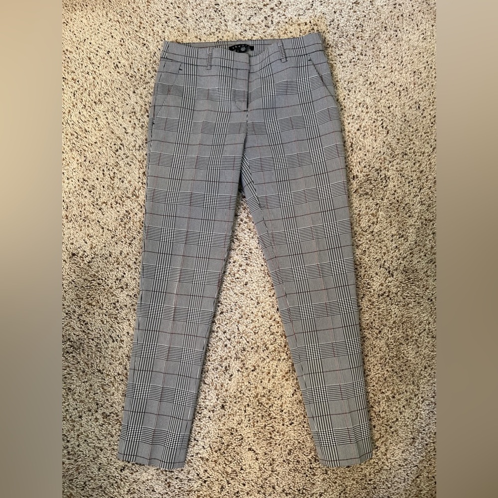 Theory Houndstooth Patterned Trouser Pant